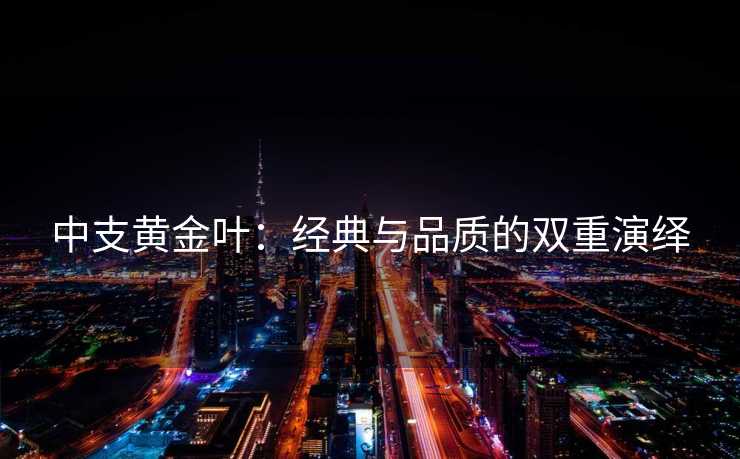 中支黄金叶：经典与品质的双重演绎